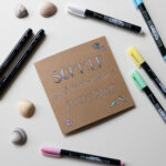 Conjunto de 6 canetas pincel pastel Fudenosuke para papel preto Tombow - Image 7