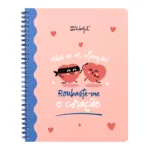 Caderno A5 - Atenção! Você roubou meu coração Mr. Wonderfull