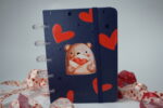 Caderno argolas A6, 100 folhas lovely story