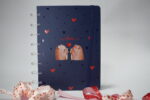 Caderno argolas A5, 100 folhas lovely story