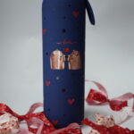 Garrafa térmica Love You Bear Match Azul 750ml