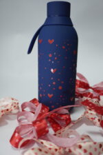 Garrafa térmica azul de 500ml com estampa do seu urso "Love You". - Image 3