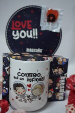 Caneca de cerâmica 330 ml contigo até ao infinito - Image 3