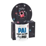 Caneca dia do pai com meias ref 3