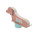 Calendário de mesa 2026 com base Cão - Salsicha Mr. Wonderful - Image 2
