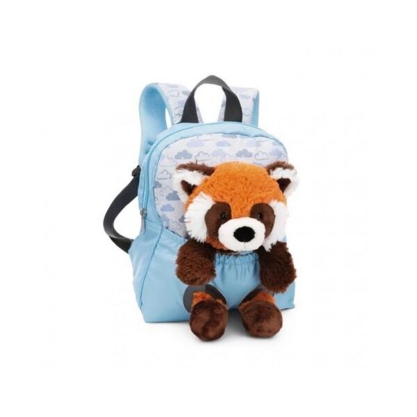 Mochila com peluche- Raposa