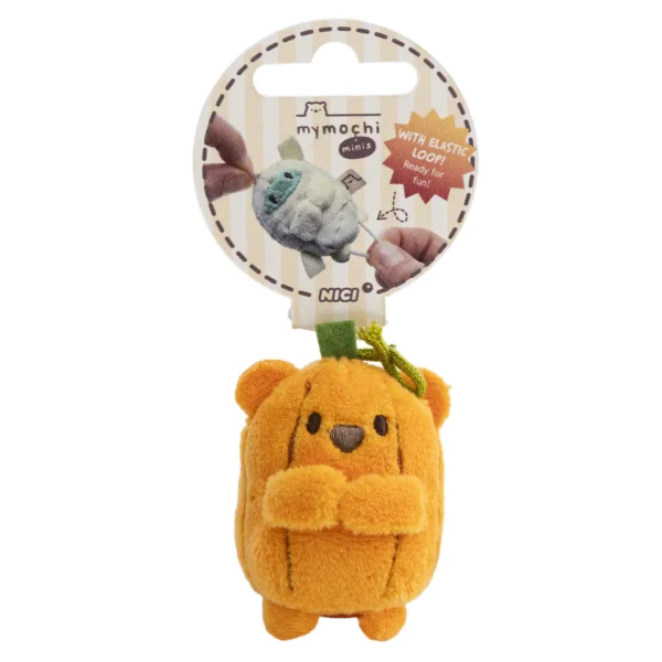 Mymochi Cosy Creepers | Urso Nomo abóbora, 5cm c/ header