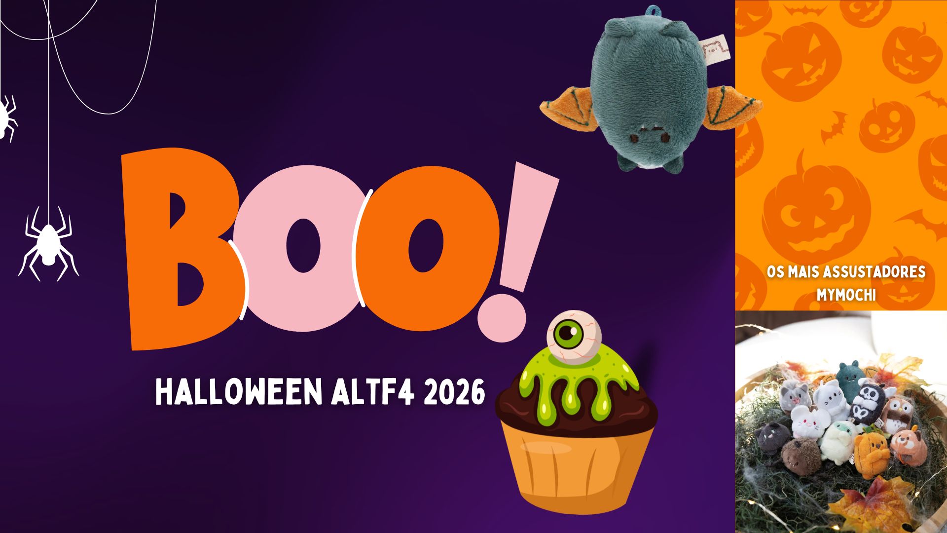 Orange and Purple Illustrative Halloween Party Event Presentation